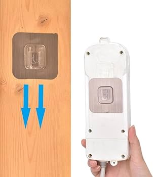 Set 7 suporturi Duble de fixare cu Adeziv